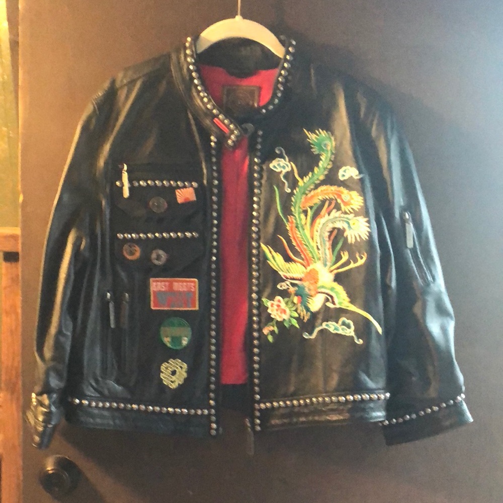 Leather jacket